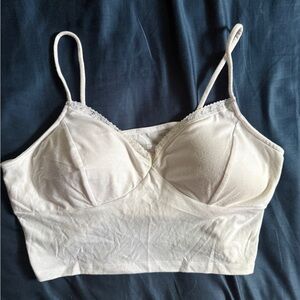 No Boundaries Cream Lace Bralette